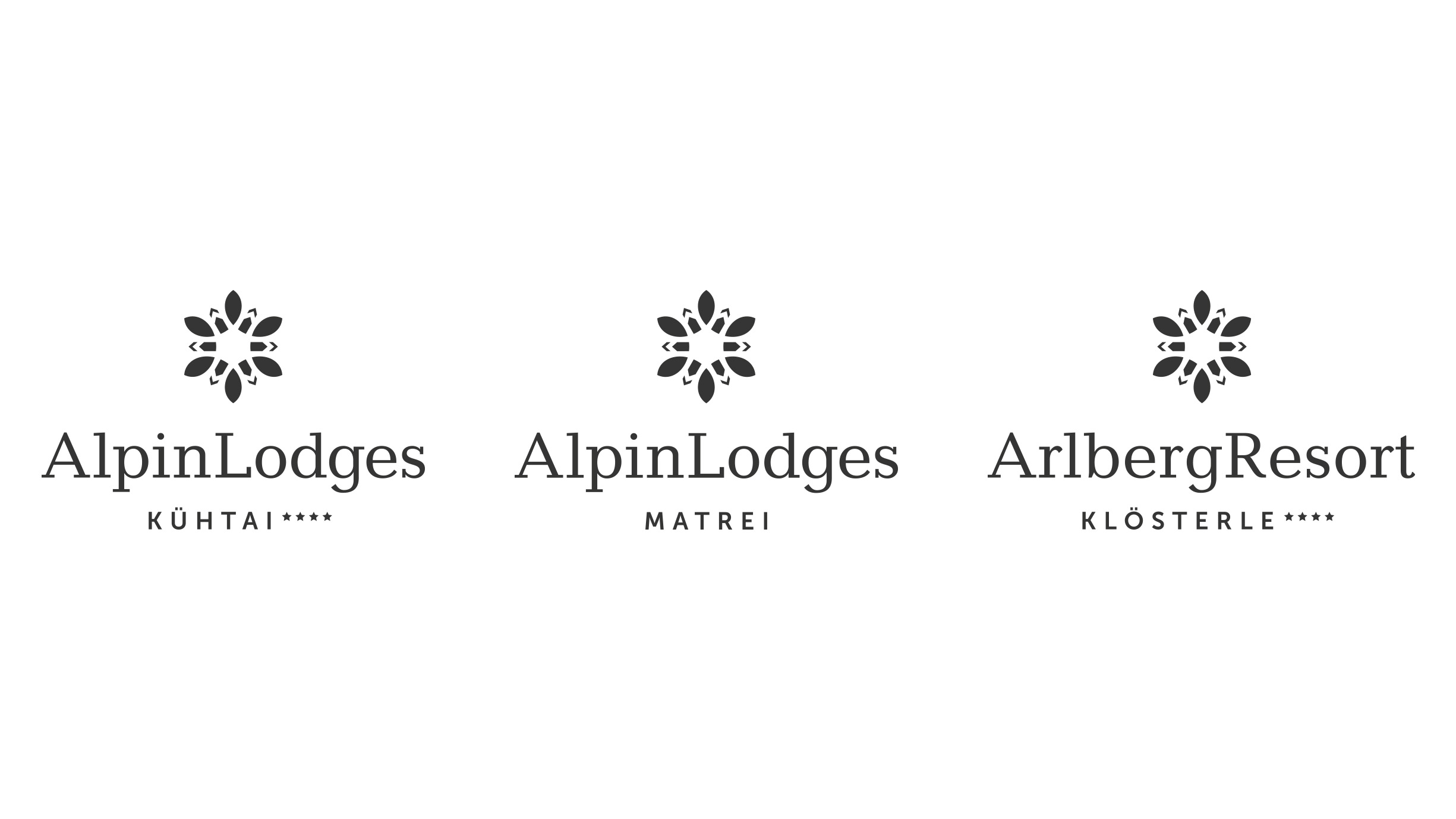 Alpinlodges Corporate Design Logos